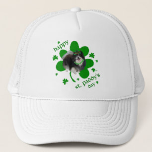 Zwarte Pommer Pomeranian St. Patrick's Day Trucker Pet