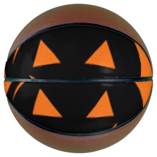 Zwarte pompoen basketbal (Voorkant)