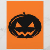 Zwarte pompoen flyer (Voorkant)