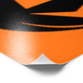 Zwarte pompoen foto afdruk (Hoek)