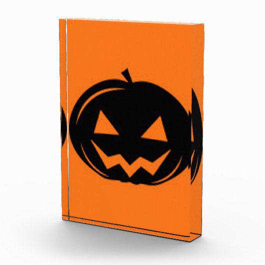 Zwarte pompoen fotoblokken (Rechts)