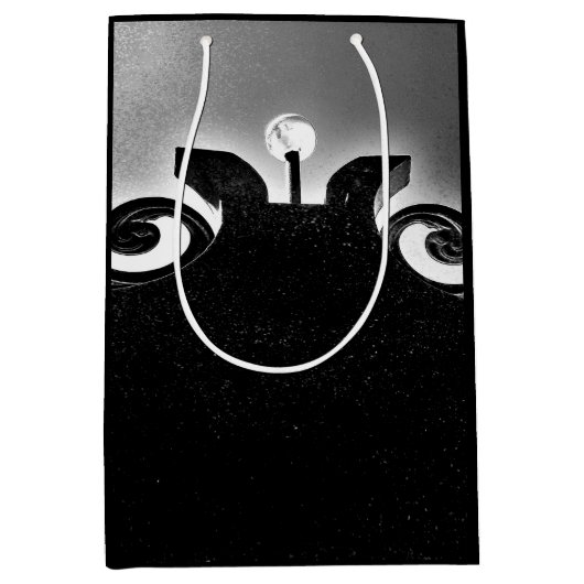 Zwarte poort medium cadeauzakje (Voorkant)