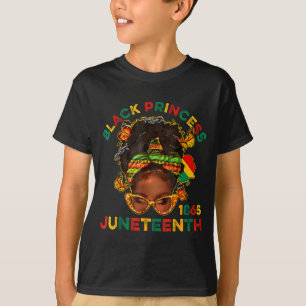 Zwarte prinsen juneteenth 1865 geschiedenis maand t-shirt