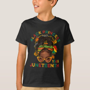 Zwarte Prinsen Juneteenth 1865 Geschiedenis Maand T-shirt