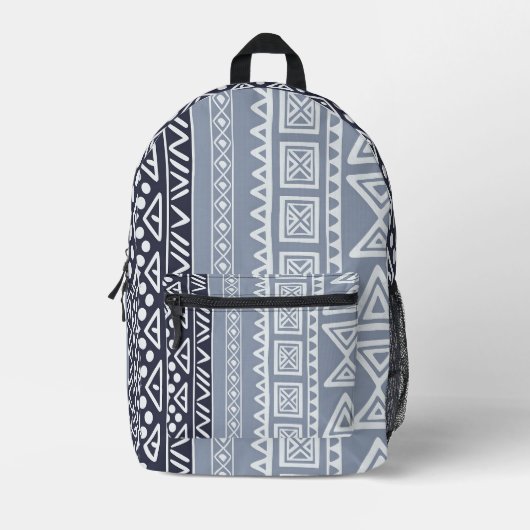 Zwarte Print Cut Naaizak Bedrukte Rugzak (Voorkant)