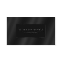 Zwarte professionele elegante moderne advocaat