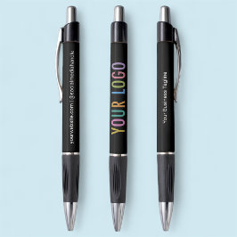 Zwarte promotiepen met Logo Business Branded Pen