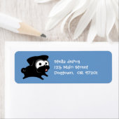 zwarte PUG 2 retouradreslabels Etiket (Insitu)