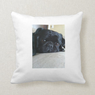 Zwarte Pug Kussen