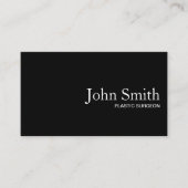 Zwarte QR-code voor plastische chirurg Visitekaartje (Voorkant)