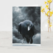 Zwarte Raaf Kaart (Gele Bloem)