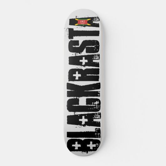 ZWARTE RASTA Skateboard (Voorkant)