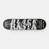 ZWARTE RASTA-skateboard, 7¾-inch deck Skateboard (Horizontaal)
