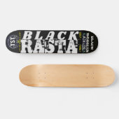 ZWARTE RASTA-skateboard, 7¾-inch deck Skateboard (Horizontaal)