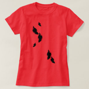 Zwarte raven t-shirt