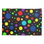 Zwarte regenboog vlekken Kussensloop (Achterkant-Links)