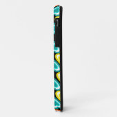 Zwarte regenboogharten patroon Case-Mate iPhone case (Achterkant/links)