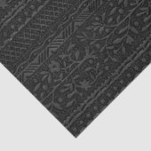 zwarte reliëfstijl tissuepapier (Detail)