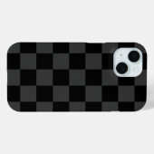 Zwarte retro-controle Case-Mate iPhone case (Achterkant (horizontaal))