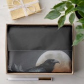 Zwarte rij bij maanlicht tissuepapier (Geschenk)