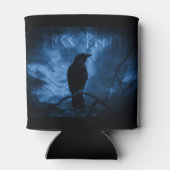 Zwarte rij met draaiende donkere Gothic stijl Blikjeskoeler (Achterkant)