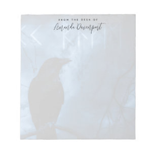 Zwarte rij met draaiende donkere Gothic stijl Notitieblok