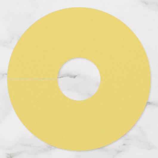 Zwarte rij op Tak Heldere Rode Bloemen op Geel Wijnglaslabel (Achterkant)