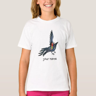 Zwarte ring met klein meisje - T-shirt