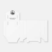 Zwarte Ring op Afstudeerder Pet Afstuderen Bedankdoosjes (Uitgevouwen)