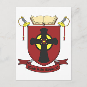 ZWARTE ROBE REGIMENT BRIEFKAART