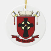 ZWARTE ROBE REGIMENT KERAMISCH ORNAMENT (Voorkant)