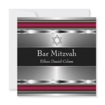 Zwarte Rode Davidster Bar Mitswa