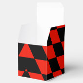 Zwarte & rode doos bedankdoosjes (Geopend)