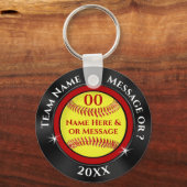 Zwarte, rode en witte Sleutelhangers (Voorkant)