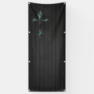 zwarte rode kerk spandoek