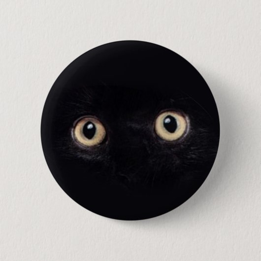 zwarte ronde button 5,7 cm (Voorkant)