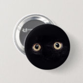 zwarte ronde button 5,7 cm (Voorkant /achterkant)