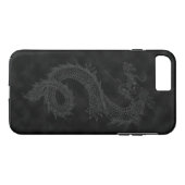 zwarte rookdraak Case-Mate iPhone case (Achterkant (Horizontaal))