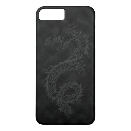  zwarte rookdraak Case-Mate iPhone case (Achterkant)
