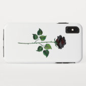 Zwarte roos bloem Case-Mate iPhone case (Achterkant (horizontaal))