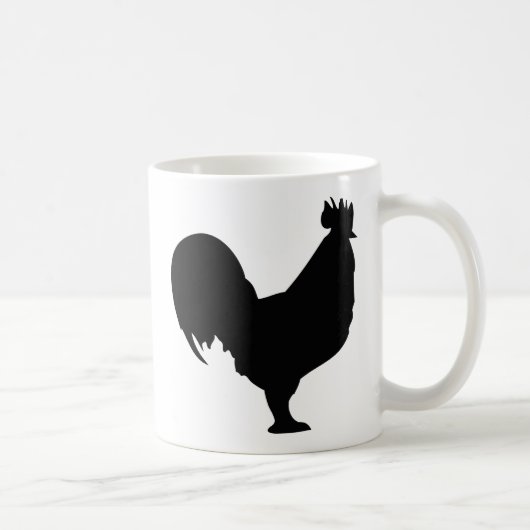 zwarte rooster koffiemok (Rechts)