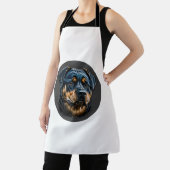 Zwarte rottweiler schort (Insitu)