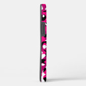 zwarte roze en witte kamo Case-Mate iPhone case (Achterkant / Rechts)
