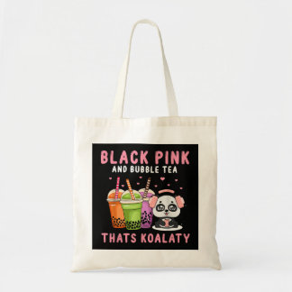 Zwarte roze in Uw Gebied K-Pop Kpop Korea Pop Bubb Tote Bag