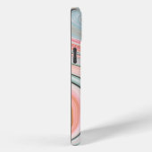 zwarte roze koraalmunt groene marmer zwelt regenbo Case-Mate iPhone case (Achterkant / Rechts)