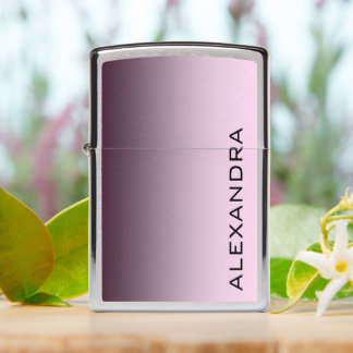 Zwarte roze ombre aangepaste naam