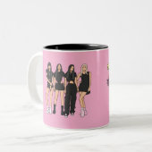 Zwarte Roze speciale mok (Voorkant links)