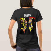 Zwarte Rozen Blouse T-shirt (Achterkant)
