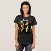 Zwarte Rozen Blouse T-shirt (Voorkant volledig)