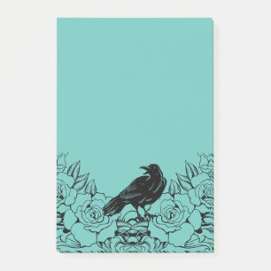 Zwarte Rozen en Raven Post-it Notes
